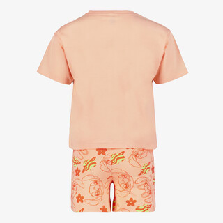 Lilo & Stitch kinder shortama oranje