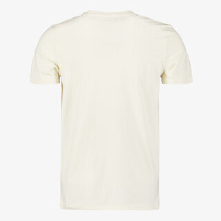 Unsigned heren T-shirt met opdruk creme