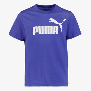 Puma Ess 2 Color No. 1 Logo kinder sport T-shirt blauw