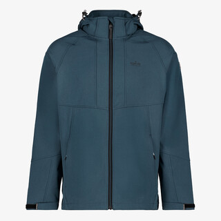 Kjelvik softshell heren jas blauw