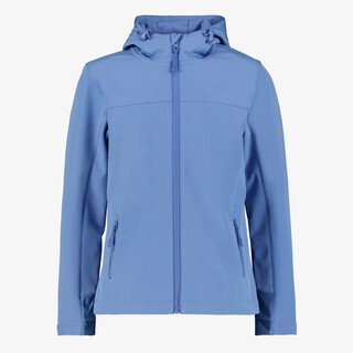 Mountain Peak kinder softshell jas blauw