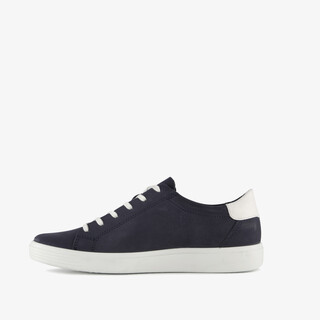 ECCO Classic W leren dames sneakers donkerblauw