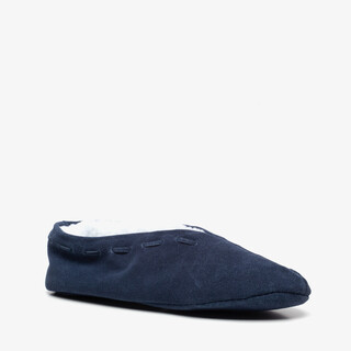 Thu!s leren heren Spaanse sloffen blauw