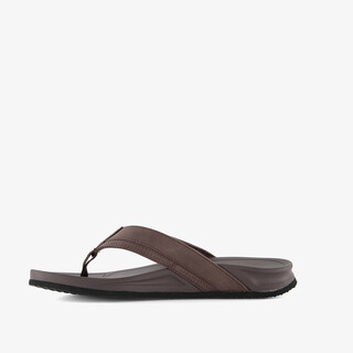 Blue Box heren teenslippers donkerbruin