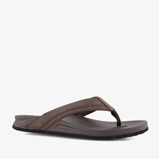 Blue Box heren teenslippers donkerbruin