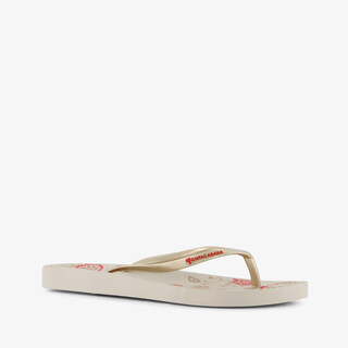 Copacabana Anatomic Print XII dames teenslippers wit