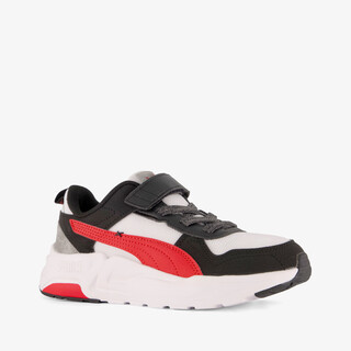 Puma Trinity 2 LT Mid 90 PS kinder sneakers wit zwart
