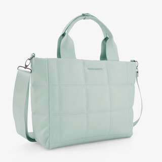 Enrico Benetti doorgestikte dames schoudertas mintgroen