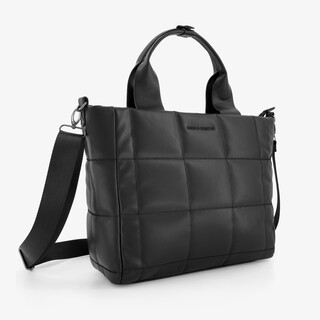 Enrico Benetti doorgestikte dames schoudertas zwart