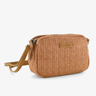 Enrico Benetti gevlochten dames schouder beige