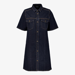 TwoDay dames spijkerjurk donkerblauw