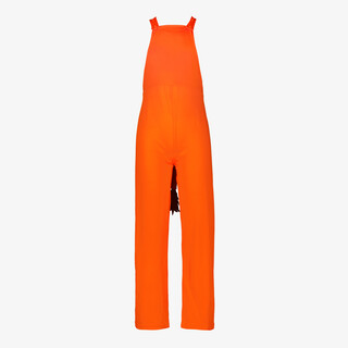 Unisex salopette oranje