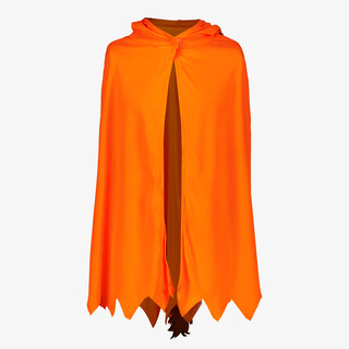 Kinder cape met leeuwenkop oranje