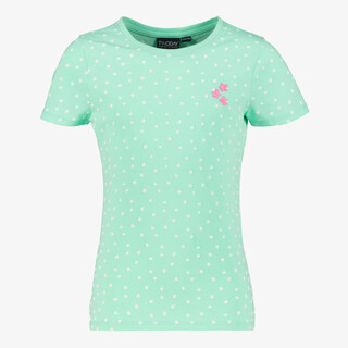 TwoDay meisjes T-shirt met bloemenprint mintgroen