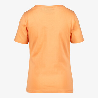 TwoDay meisjes T-shirt met panterkop oranje