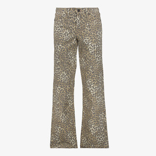 TwoDay dames wide leg jeans luipaardprint lengte 31