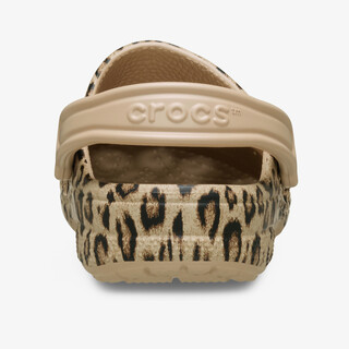 Crocs Baya Graphic Clog dames klompen met panterprint