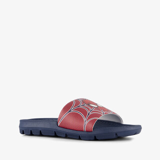 Spider-Man kinder badslippers blauw rood