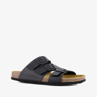 Hush Puppies dames bio slippers zwart