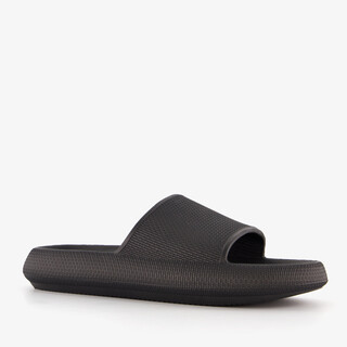 Heren badslippers zwart