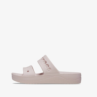 Crocs Baya Platform dames slippers lichtroze