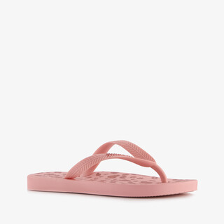 Copacabana kinder slippers met hartjes roze