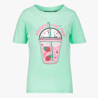 TwoDay meisjes T-shirt met smoothie en pailletten