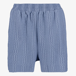 TwoDay dames short met patroon blauw