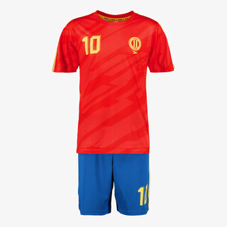 Dutchy tweedelig kinder sport set blauw rood