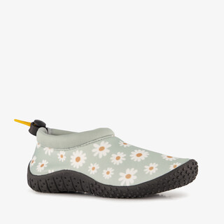 Kinder waterschoenen met madeliefjes mintgroen