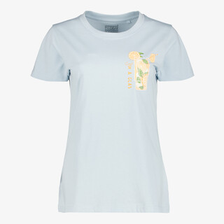 TwoDay dames T-shirt met backprint lichtblauw