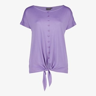 TwoDay geknoopt dames T-shirt lila online bestellen | Scapino