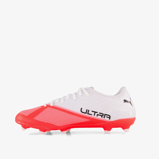 Puma Ultra 7 Play MG unisex voetbalschoenen wit rood