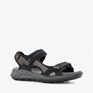 Hush Puppies leren dames sandalen zwart