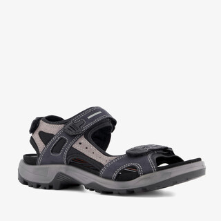 ECCO Offroad leren heren sandalen blauw