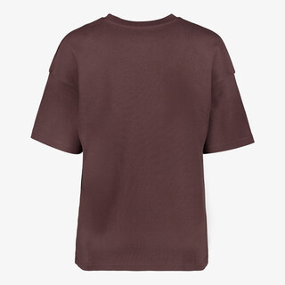 TwoDay oversized dames T-shirt bruin