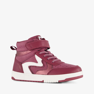 Blue Box hoge meisjes sneakers rood wit