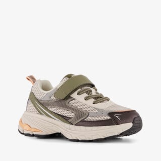 Blue Box jongens dad sneakers beige groen