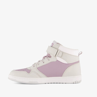 Blue Box meisjes hoge sneakers grijs roze