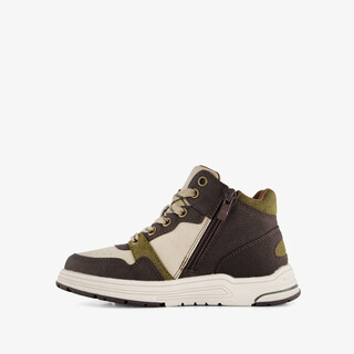 Blue Box hoge jongens sneakers bruin