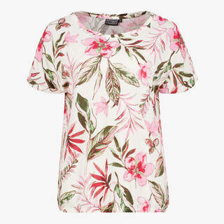 TwoDay dames top met bloemenprint wit