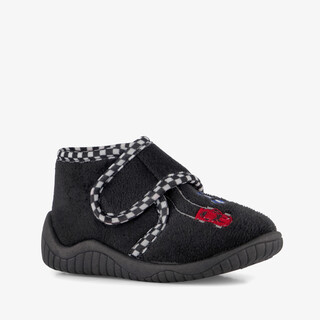Thu!s jongens pantoffels race auto's zwart