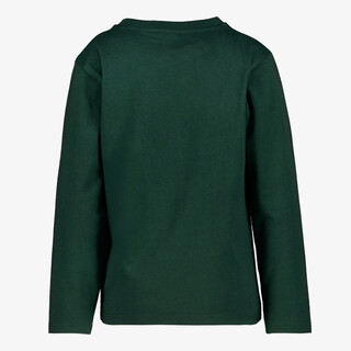 Unsigned jongens shirt met lange mouwen en lynx opdruk groen