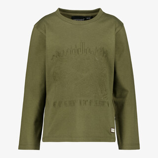 Unsigned jongens longsleeve shirt met opdruk groen