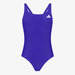 Adidas V-rug dames badpak blauw
