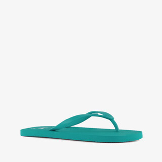 Dames teenslippers aqua blauw