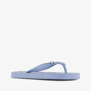 Kinder teenslippers met smiley blauw