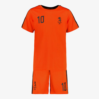 Dutchy tweedelig kinder  sport set oranje zwart