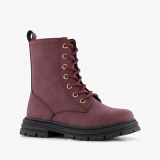 Blue Box meisjes veterboots bordeauxrood