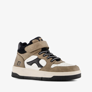 Blue Box hoge jongens sneakers bruin zwart
